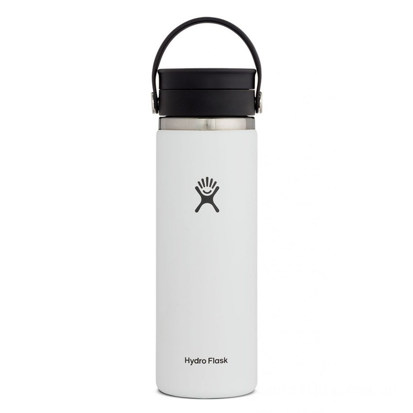 Hydro Flask 20oz Wide Mouth Coffee Travel Mug White BHDY2506 Best Offer