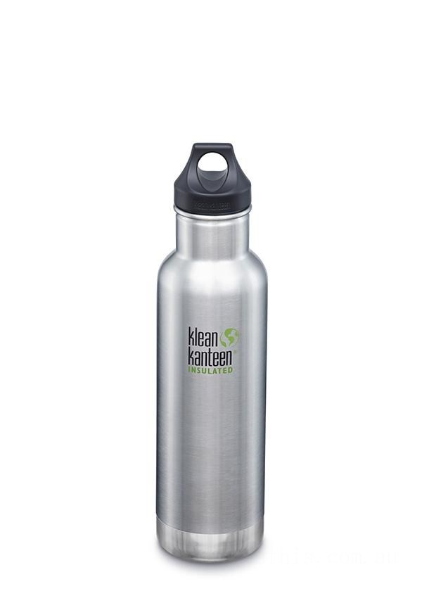 Klean Kanteen Insulated Classic 20 oz-Brushed Stainless BKK4978 Clearance Sale
