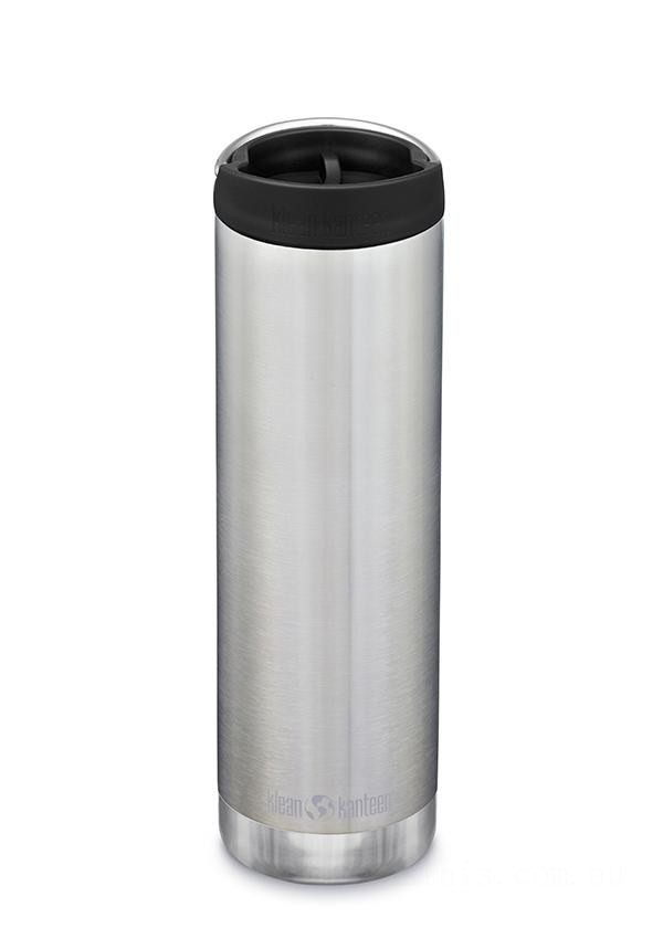 Klean Kanteen Insulated TKWide 20 oz with Café Cap-Brushed BKK4964 Limited Sale