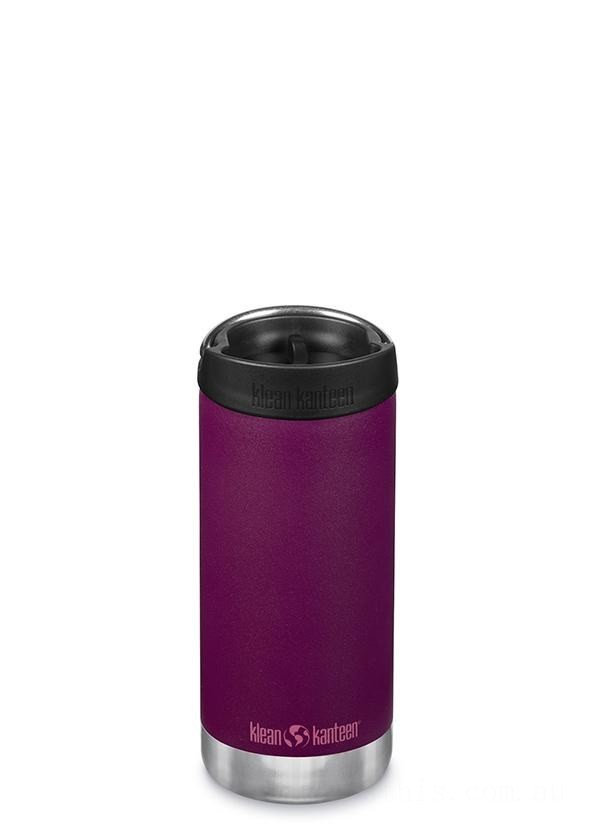 Limited Offer Klean Kanteen Insulated TKWide 12 oz with Café Cap-Real Teal BKK5036