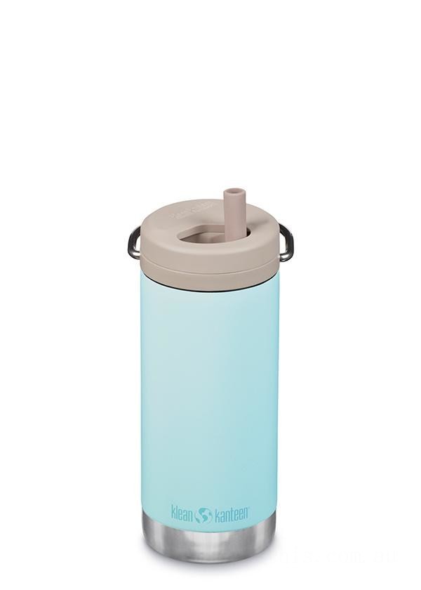 Limited Offer Klean Kanteen Insulated TKWide 12 oz with Twist Cap-Blue Tint BKK5025