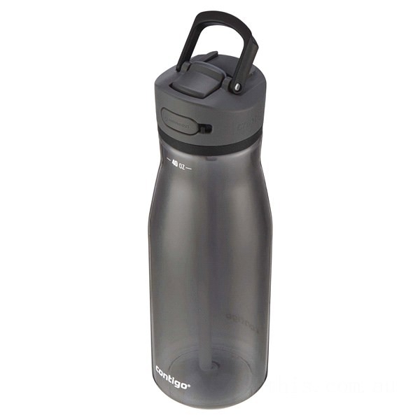Contigo ASHLAND 2.0 Tritan Water Bottle with AUTOSPOUT® Lid, Licorice, 40 oz BCC2144 on Sale